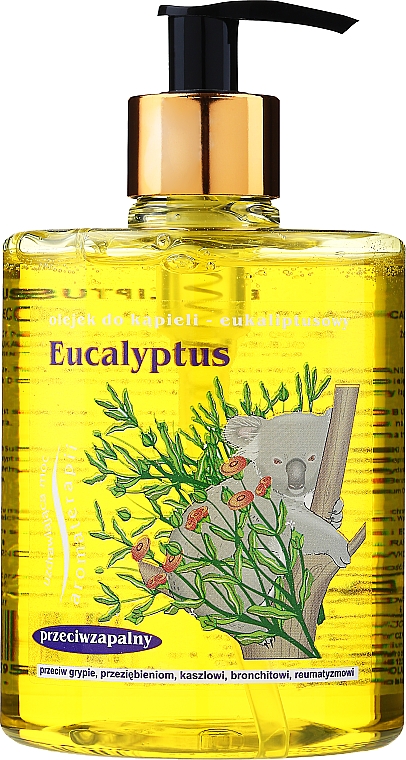 Eukaliptusowy olejek przeciwzapalny do kąpieli - Jadwiga — Zdjęcie N1