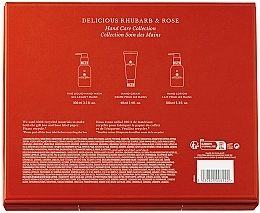 Molton Brown Delicious Rhubarb & Rose Hand Care Gift Set - Zestaw (h/soap/100 ml + h/cr/40 ml + h/lot/100 ml) — Zdjęcie N3