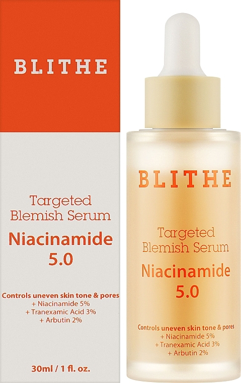 Rozjaśniające serum do twarzy - Blithe Targeted Blemish Serum Niacinamide 5.0 — Zdjęcie N2
