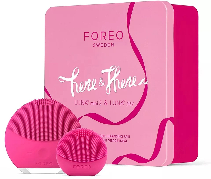 Zestaw - Foreo Here & There (massager/2pcs) — Zdjęcie N1