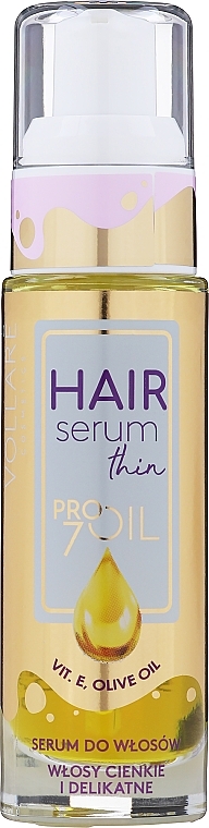 PRZECENA! Serum do włosów cienkich i delikatnych Wzmocnienie i witalność - Vollaré Pro Oli Volume Hair Serum * — Zdjęcie N4
