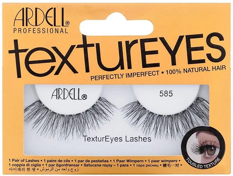 Sztuczne rzęsy - Ardell TexturEyes 585 False Eyelashes Black — Zdjęcie N1