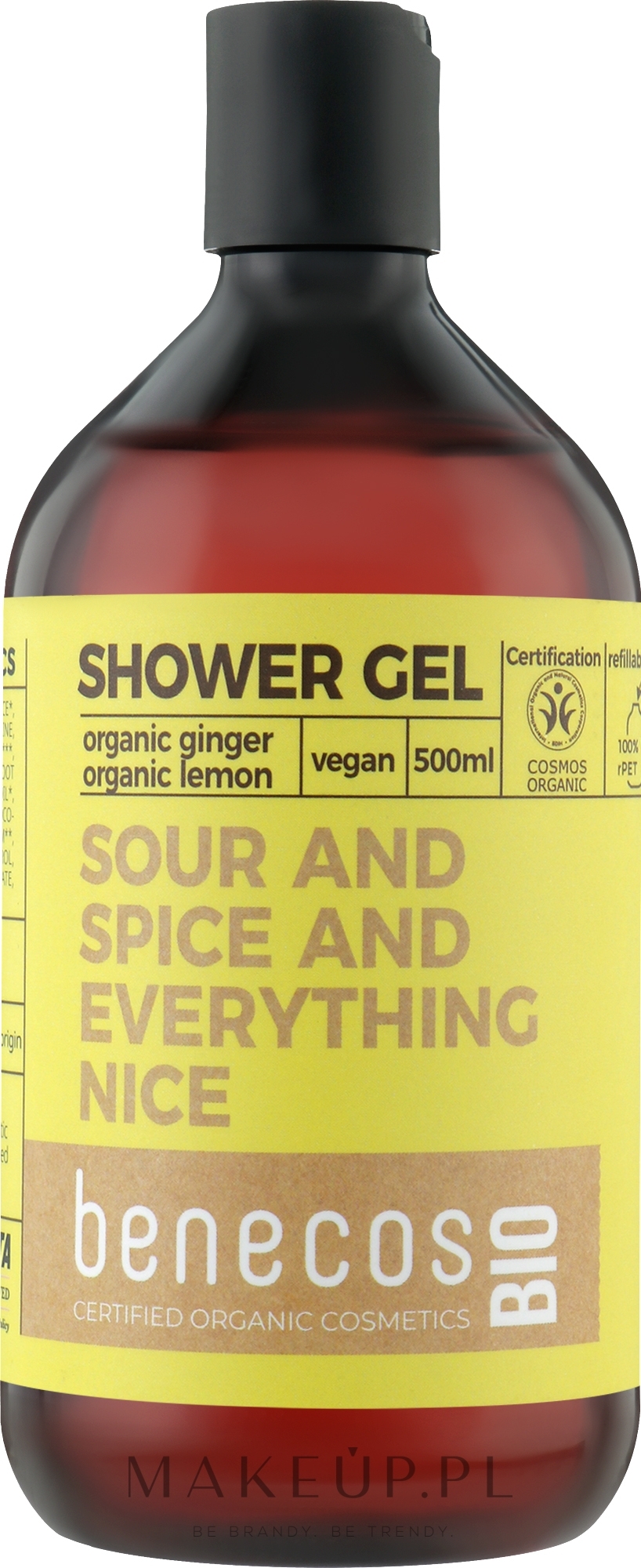 Żel pod prysznic - Benecos Shower Gel Organic Ingwer & Zitrone — Zdjęcie 500 ml