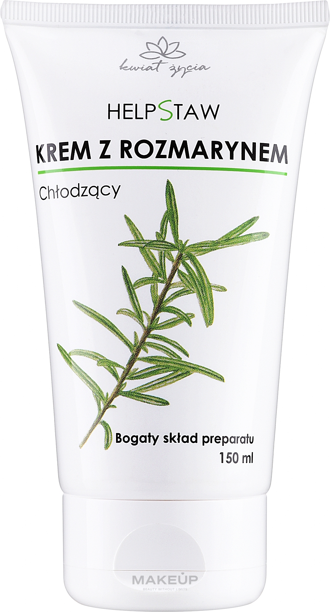 PRZECENA! Chłodzący krem ​​do ciała z rozmarynem - White Pharma Rosemary Body Cream * — Zdjęcie 150 ml