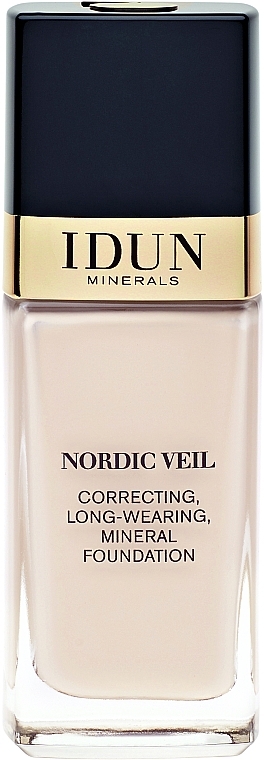 PRZECENA! Podkład - Idun Minerals Nordic Veil Liquid Mineral Foundation * — Zdjęcie N1