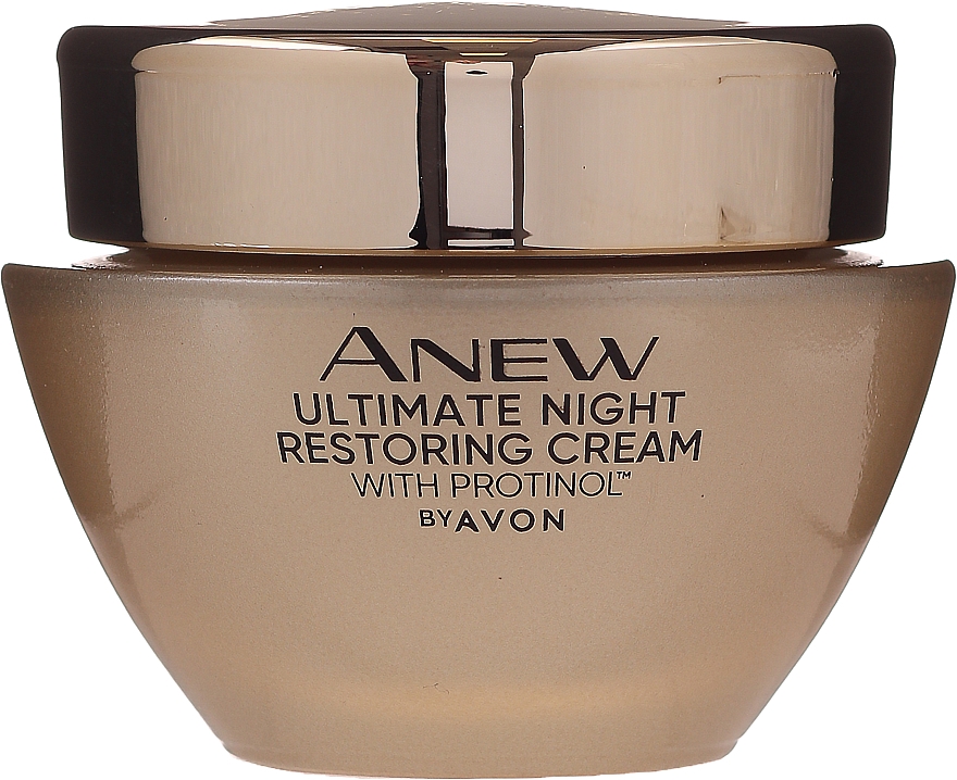 Ujędrniający krem do twarzy na noc z protinolem - Anew Ultimate Night Restoring Cream With Protinol — Zdjęcie N6