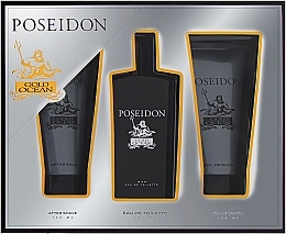 Kup Zestaw dla mężczyzn - Instituto Español Poseidon Gold (edt 150 ml + ash/balm 150 ml + sh/gel 150 ml)