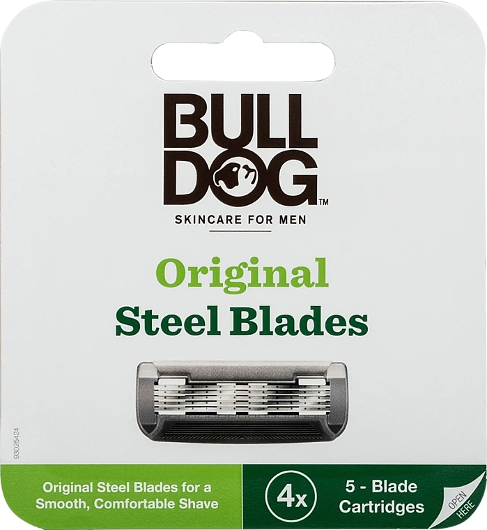 Wymienne wkłady do maszynki - Bulldog Skincare Original 4 — Zdjęcie N1