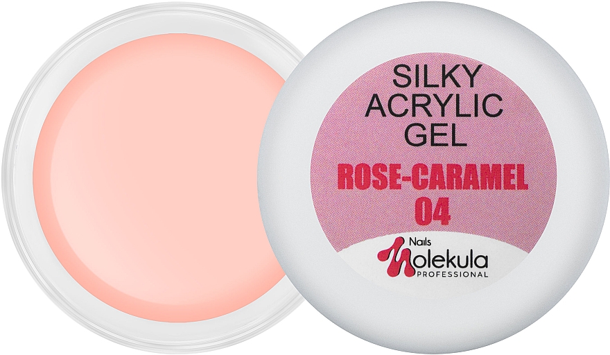 Żel akrylowy do paznokci - Nails Molekula Silky Acrylic Gel Rose-Caramel