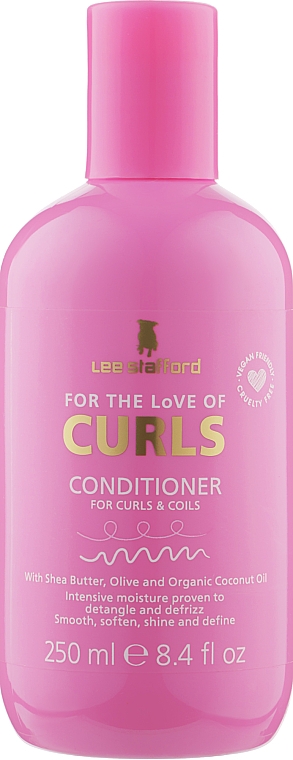 Intensywna odżywka do włosów falowanych i kręconych - Lee Stafford For The Love Of Curls Conditioner — Zdjęcie N1