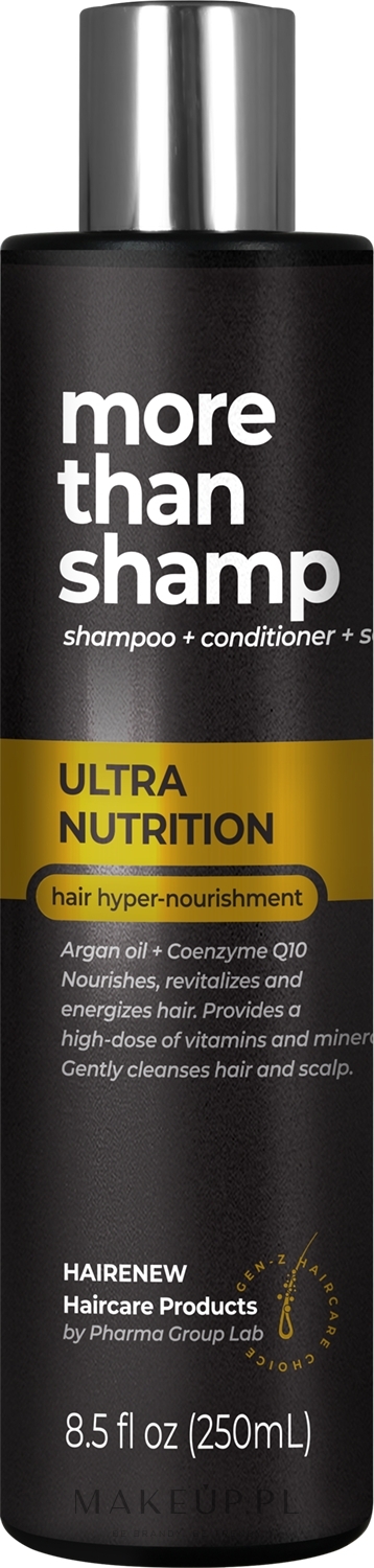 Szampon do włosów Hiperodżywienie od nasady aż po końce - Hairenew Ultra Nutrition Shampoo — Zdjęcie 250 ml