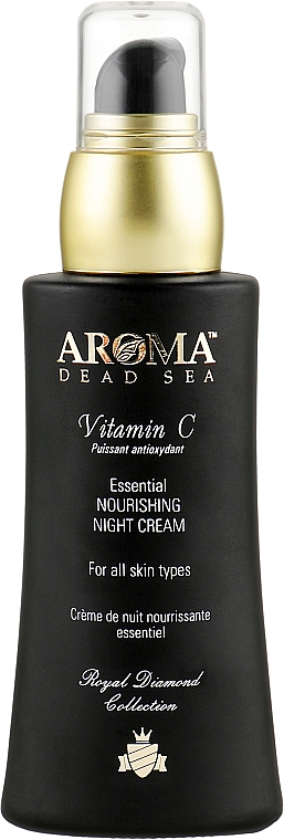 Odżywczy krem do twarzy na noc z witaminą C - Aroma Dead Sea Vitamin C Essential Nourishing Night Cream