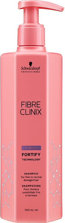 Szampon wzmacniający włosy - Schwarzkopf Professional Fibre Clinix Fortify Shampoo — Zdjęcie N3