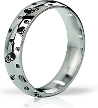 Pierścień erekcyjny, 51 mm, z grafiką - Mystim Earl Strainless Steel Cock Ring  — Zdjęcie N2