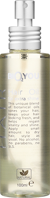 Olejek na połysk i porost włosów - Bio2You Shine Hair Oil — Zdjęcie N1