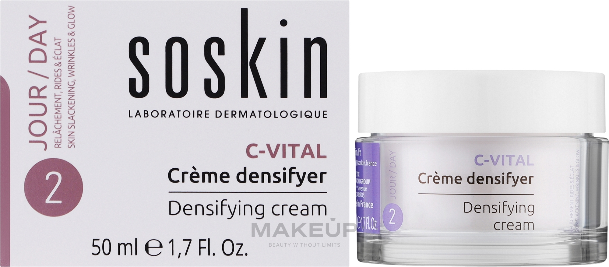 Intensywny krem do twarzy - Soskin C-Vital Densifying Cream — Zdjęcie 50 ml