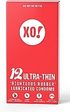 Kup Ultracienkie prezerwatywy, 12 szt. - Flo XO! Ultra-Thin Fair Righteous Rubber Condoms