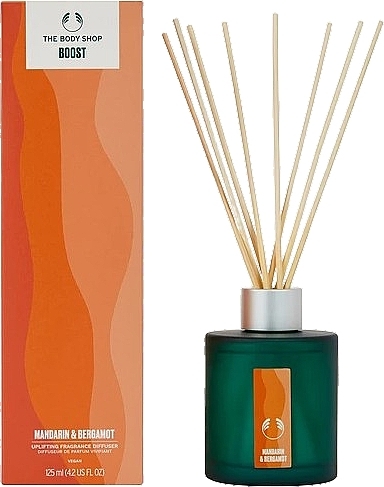 Dyfuzor zapachowy Boost - The Body Shop Boost Mandarin & Bergamot Uplifting Fragrance Diffuser  — Zdjęcie N1