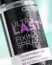 Spray utrwalający makijaż - Catrice Fixative Spray Waterproof Ultra Last2 — Zdjęcie N13