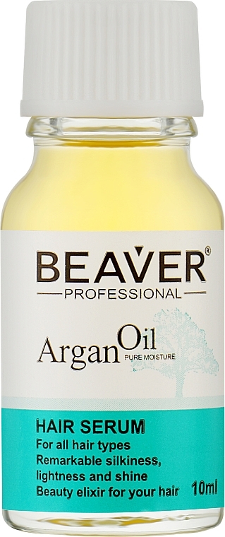 Odżywcze serum rewitalizujące z olejem arganowym - Beaver Professional Argan Oil Hair Serum — Zdjęcie N4