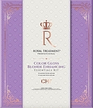 Zestaw - CHI Royal Treatment Color Gloss Blonde Enhancing Essentials Kit (shm/355ml + cond/355ml) — Zdjęcie N1