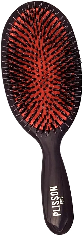 Szczotka do włosów z naturalnego włosia dzika - Plisson Pneumatic Hairbrush Large Pure Boar Bristles And Nylon Pins — Zdjęcie N1