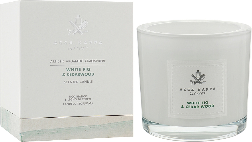 Świeca zapachowa Biała figa i cedr - Acca Kappa Scented Candle — Zdjęcie N2