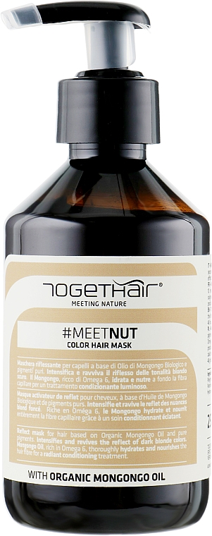 Koloryzująca maska do włosów - Togethair Meeting Nature Color Hair Mask Nut