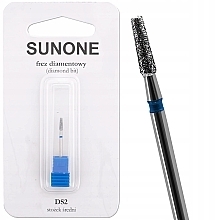 Frez diamentowy DS2 Stożek ścięty, średni, niebieski - Sunone Diamond Nail Drill — Zdjęcie N1