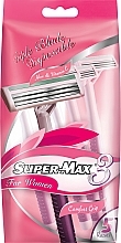Kup Zestaw maszynek do golenia bez wymiennych wkładów, 5 szt. - Super-Max Triple Blade 3 For Women