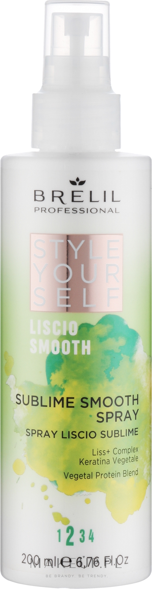 Wygładzający spray do włosów - Brelil Style Yourself Smooth Sublime Smooth Spray — Zdjęcie 200 ml