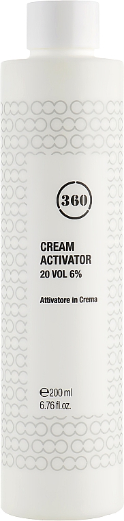 Krem-aktywator 20 VOL - 360 Cream Activator 20 Vol 6% — Zdjęcie N3