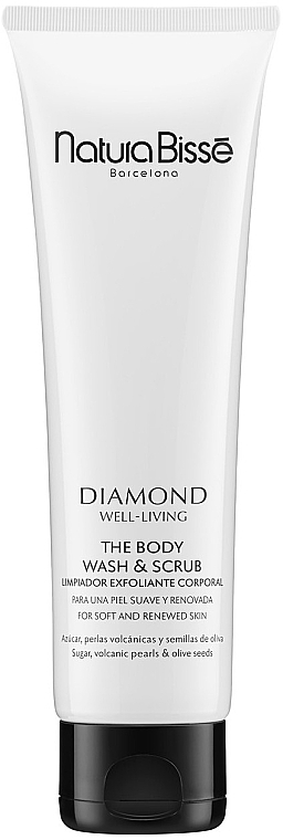 Żel-peeling do mycia ciała - Natura Bisse Diamond Well Living The Body Wash & Scrub — Zdjęcie N1