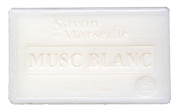 Mydło, Białe piżmo - Le Chatelard 1802 Savon de Marseille White Musk Soap — Zdjęcie N1