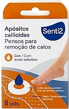 Plastry z kwasem salicylowym na modzele, 8 szt. - Senti2 Callus Patch — Zdjęcie N1