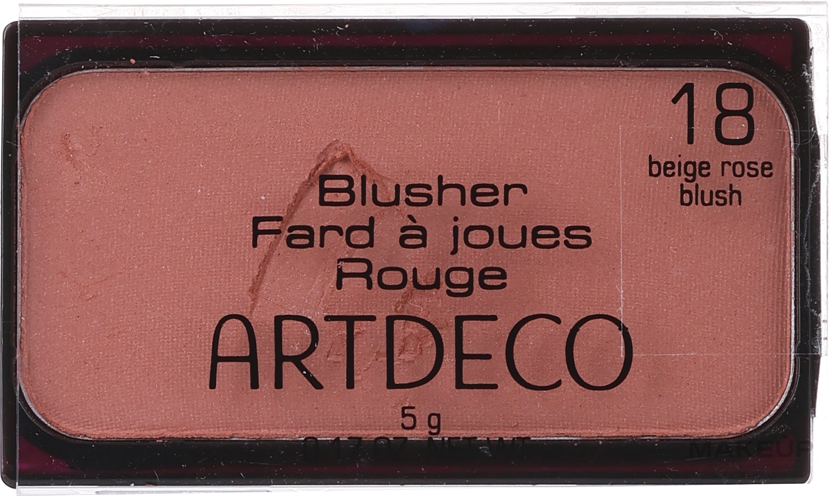 PRZECENA! Róż do policzków (wkład do kasetki magnetycznej) - Artdeco Compact Blusher * — Zdjęcie 18 - Beige Rose