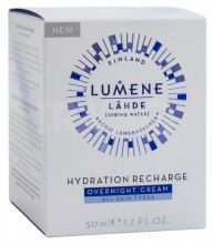 Nawilżający krem na noc - Lumene Lahde [Spring Water] Hydration Recharge Overnight Cream — Zdjęcie N2