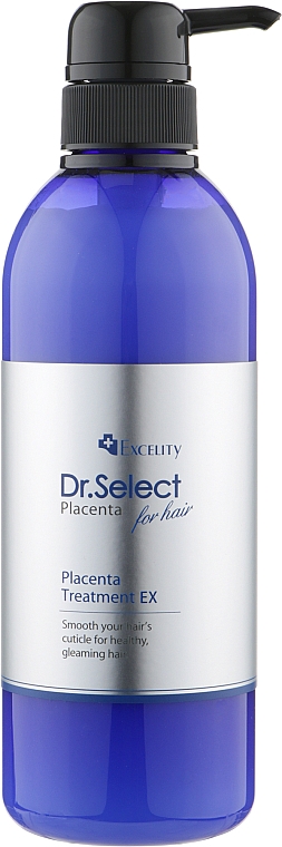 Skoncentrowana odżywka do włosów z placentą - Dr. Select Excelity Placenta Treatment EX — Zdjęcie N1