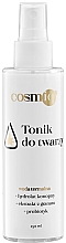 Kup Tonik do twarzy z wodą termalną, hydrolatem konopnym, ekstraktem z granatu i probiotykami - Cosmiq