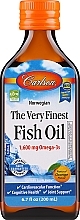 Kup Suplement diety w płynie, Olej rybny o smaku pomarańczowym - Carlson Labs The Very Finest Fish Oil