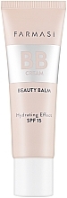 Kup Krem BB do twarzy - Farmasi BB Cream Beauty Balm Hydrating Effect SPF15