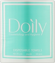 Kup Ręczniki, w opakowaniu, 40 x 70 cm, 50 g/m2, 50 szt, siateczka - Doily