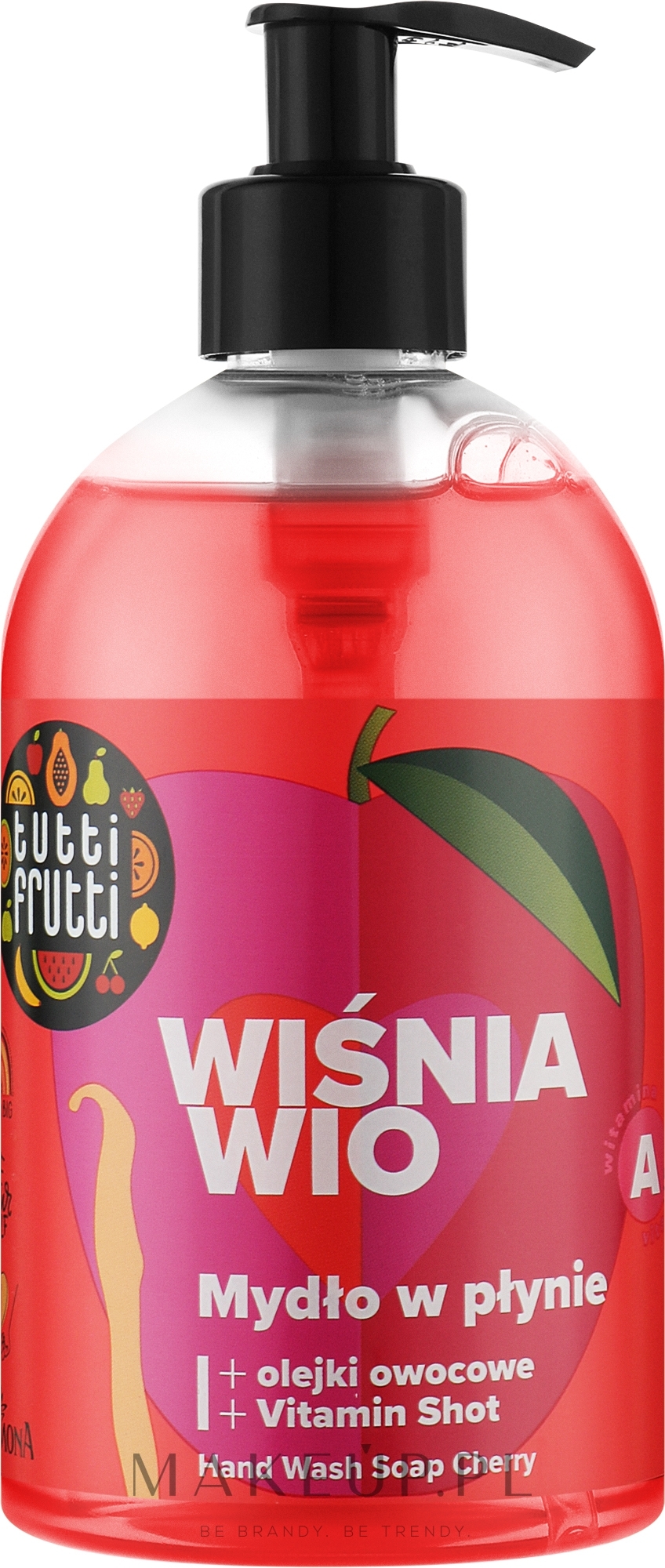Mydło w płynie Wiśnia i porzeczka - Farmona Tutti Frutti Hand Wash Soap — Zdjęcie 500 ml