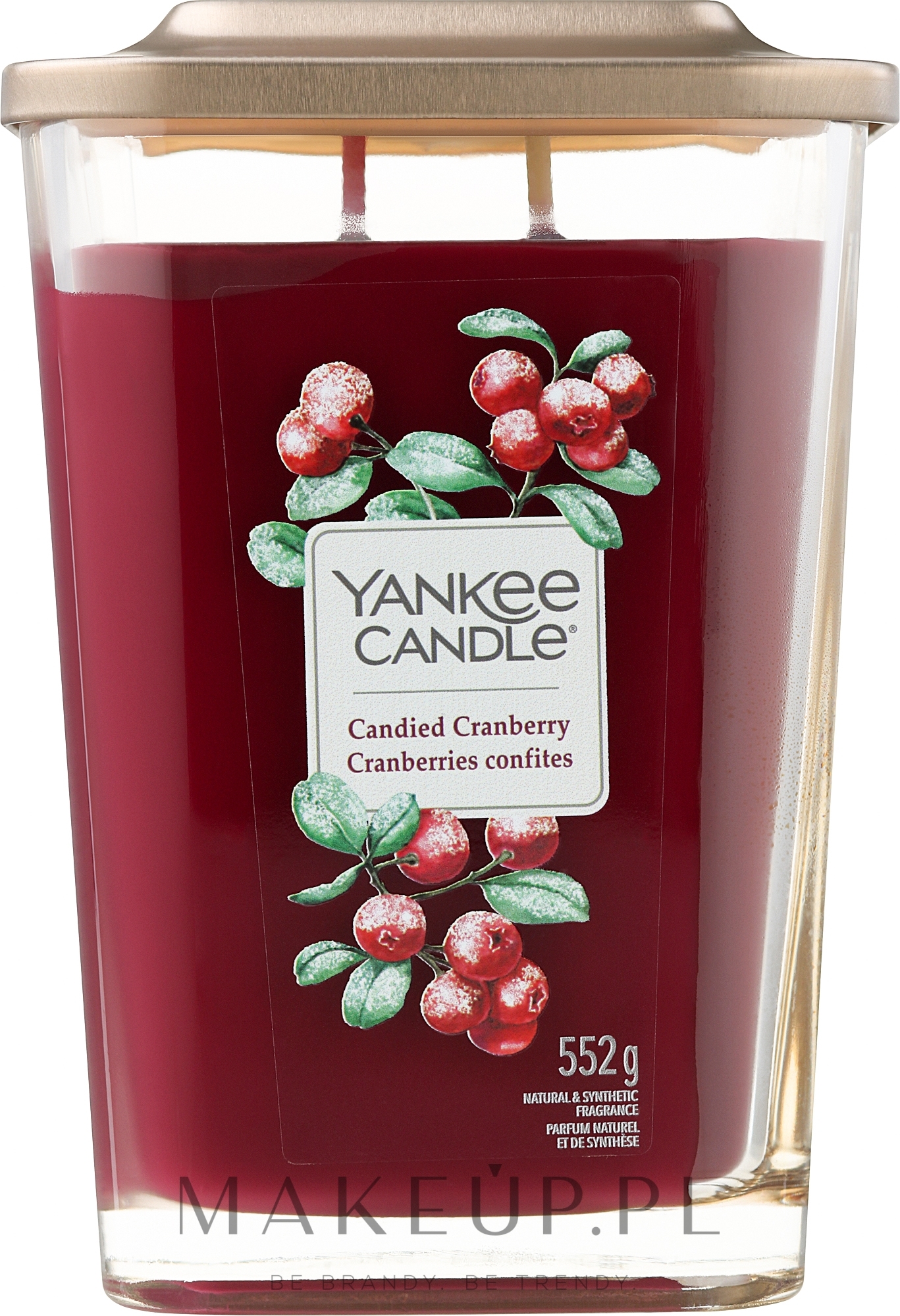 Świeca zapachowa - Yankee Candle Elevation Candied Cranberry — Zdjęcie 552 g
