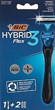 Kup Maszynka do golenia z 2 wymiennymi ostrzami - Bic Flex 3 Hybrid