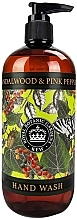 Kup Mydło w płynie do rąk Drzewo sandałowe i różowy pieprz - The English Soap Company Kew Gardens Sandalwood & Pink Pepper Hand Wash