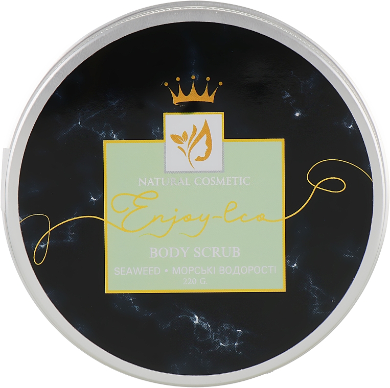 Naturalny peeling solny do ciała Wodorosty - Enjoy & Joy Enjoy Eco Body Scrub Seaweed — Zdjęcie N2