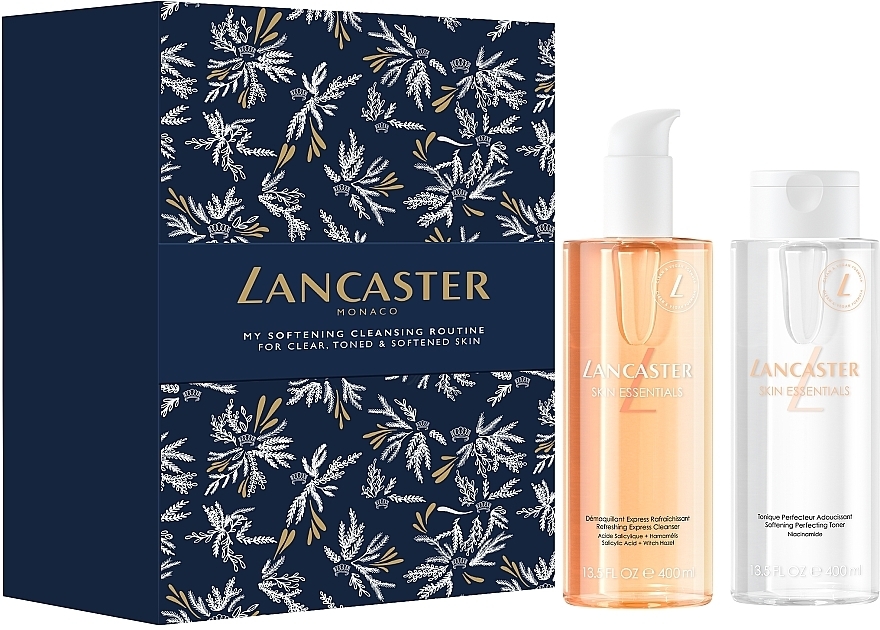 Zestaw - Lancaster Skin Essentials Set (toner/400ml + clean/400ml) — Zdjęcie N1