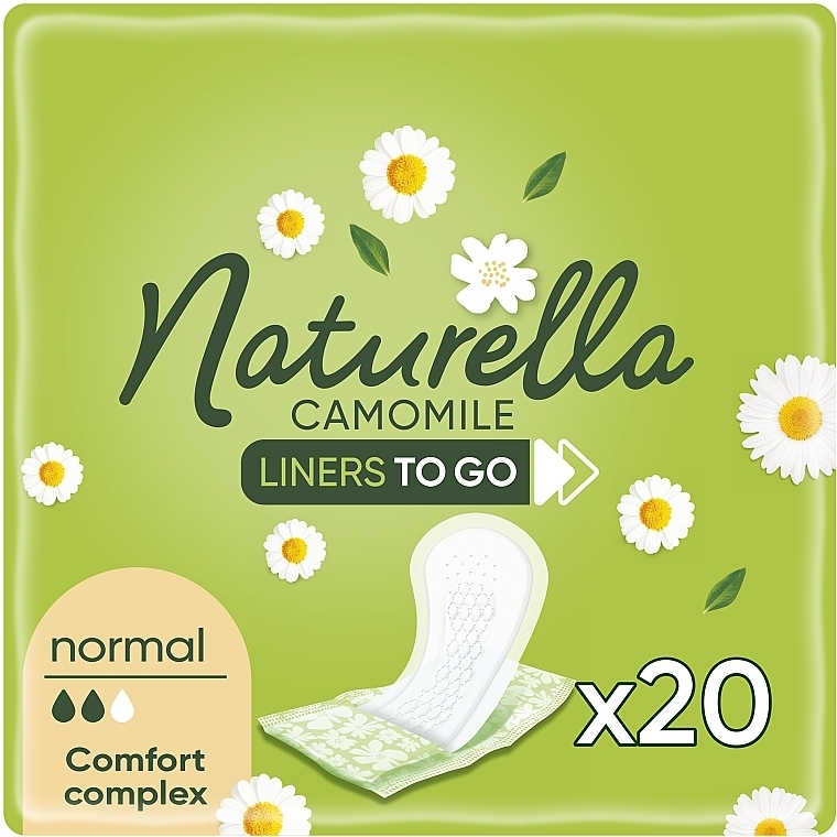 Wkładki higieniczne, 20 szt. - Naturella To Go Liner Normal — Zdjęcie N1