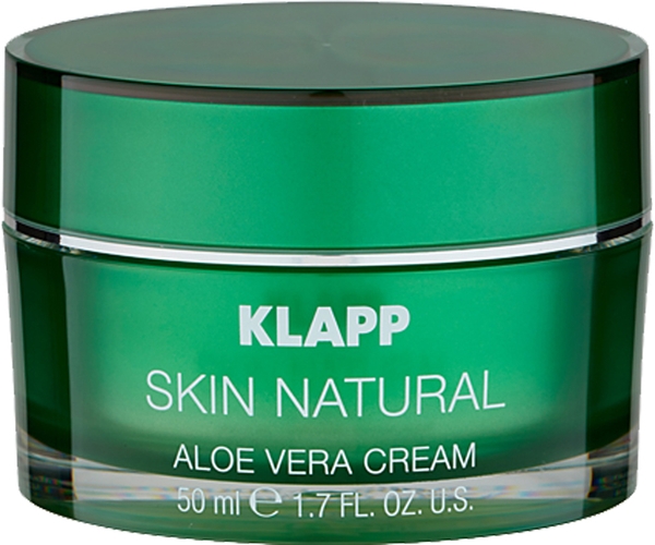 Nawilżający krem do twarzy z aloesem - Klapp Skin Natural Aloe Vera Cream 